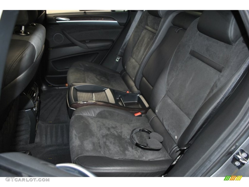 2009 X6 xDrive50i - Space Grey Metallic / Black Alcantara/Leather photo #14