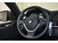 2009 BMW X6 Black Alcantara/Leather Interior Steering Wheel Photo