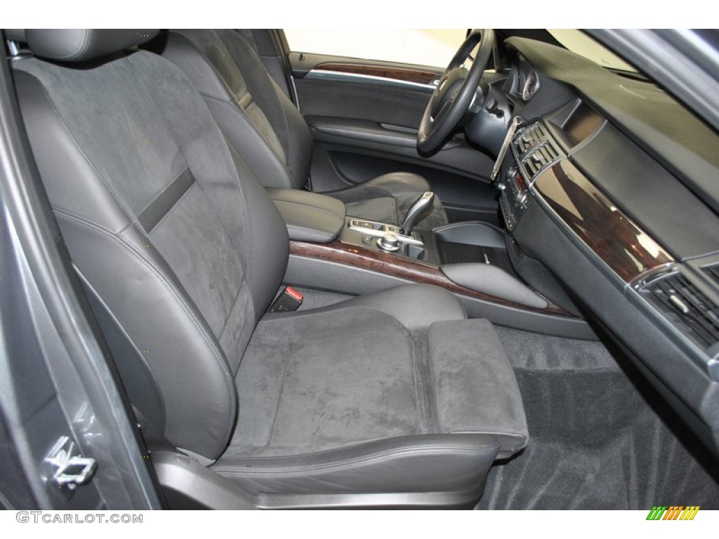 2009 X6 xDrive50i - Space Grey Metallic / Black Alcantara/Leather photo #40