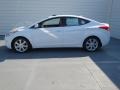 2013 Shimmering White Hyundai Elantra Limited  photo #5