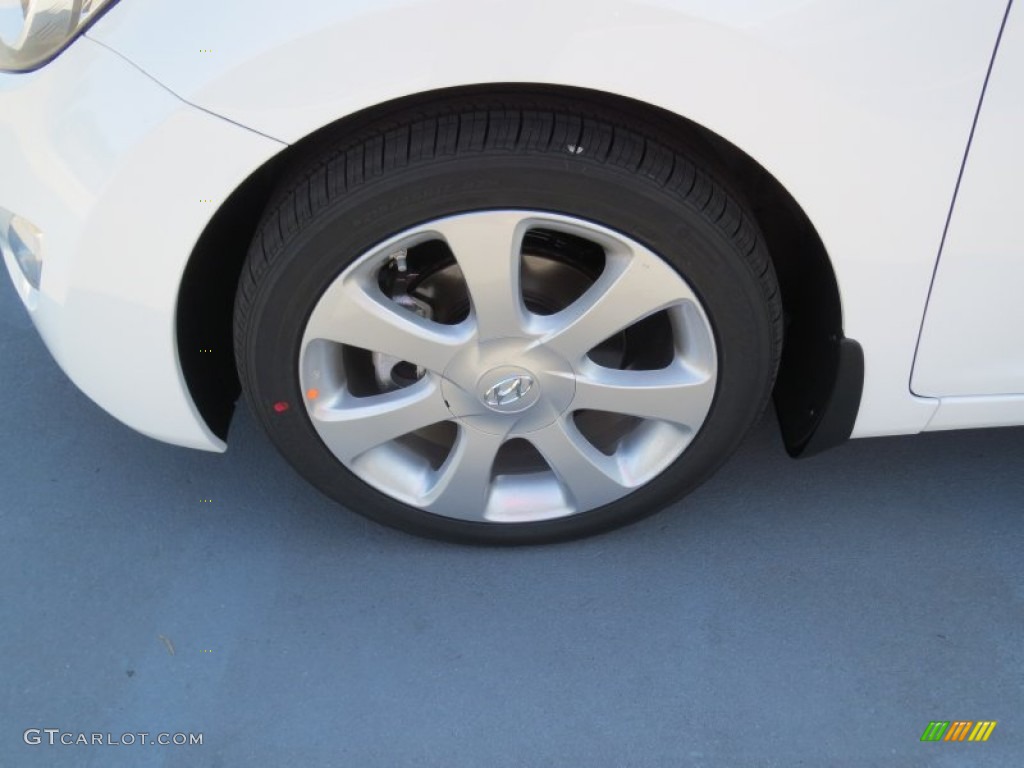 2013 Elantra Limited - Shimmering White / Beige photo #10