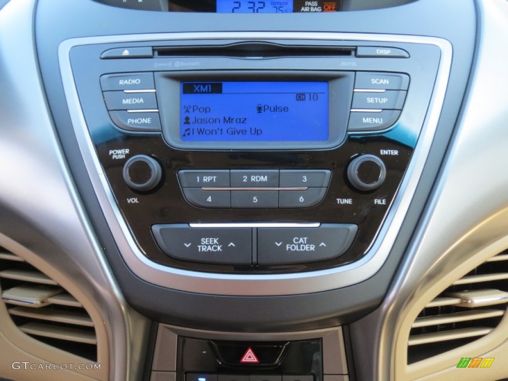 2013 Elantra Limited - Shimmering White / Beige photo #26