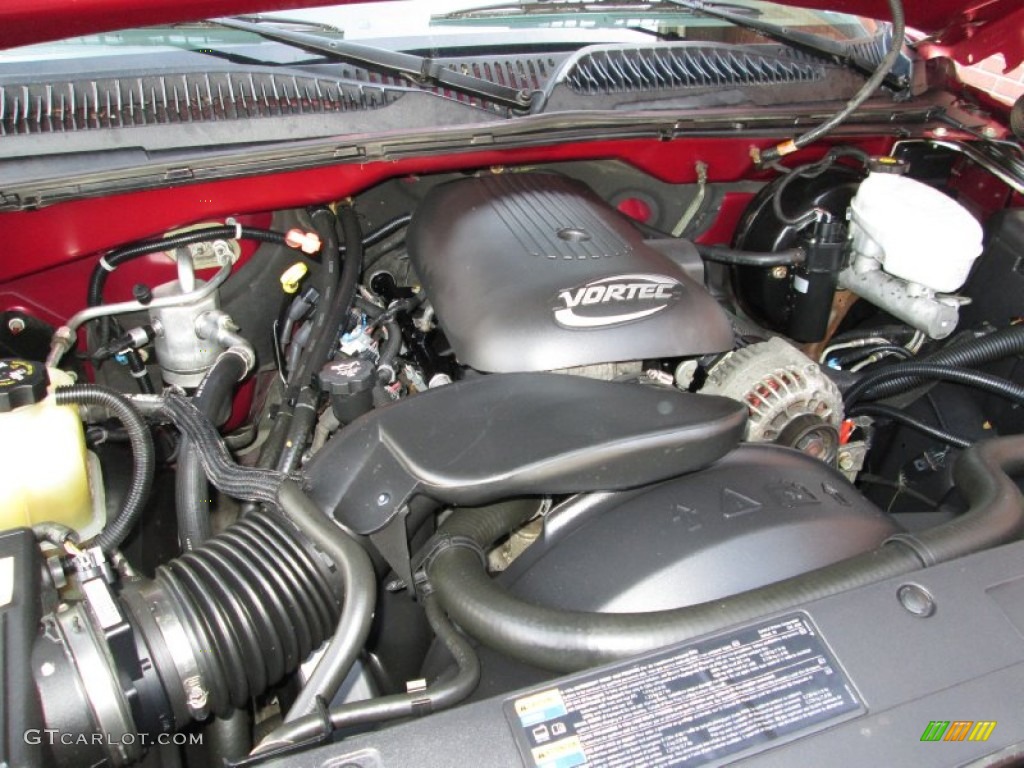 2004 Chevrolet Silverado 1500 Z71 Extended Cab 4x4 5.3 Liter OHV 16-Valve Vortec V8 Engine Photo #73797131