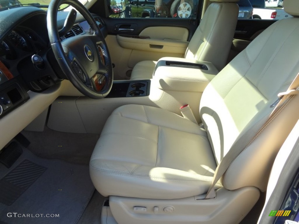 2007 Tahoe LTZ - Bermuda Blue Metallic / Light Cashmere/Ebony photo #4