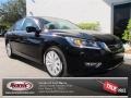 2013 Crystal Black Pearl Honda Accord EX Sedan  photo #1