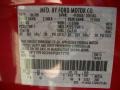  2008 Ranger XL Regular Cab Torch Red Color Code D3