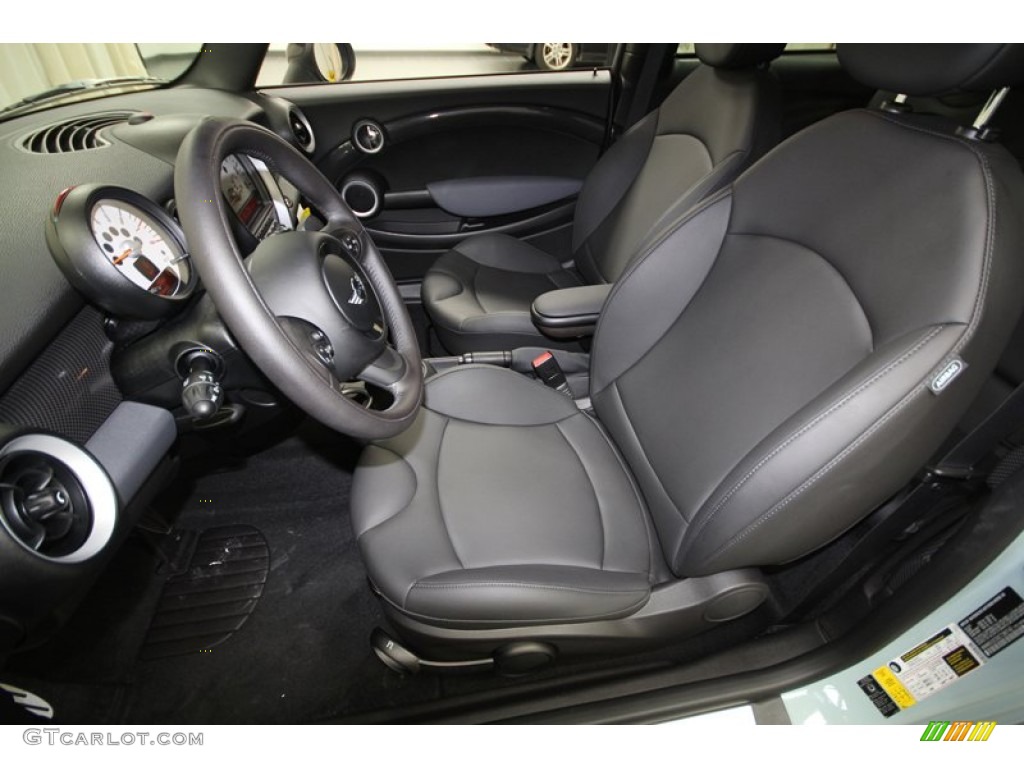 Carbon Black Interior 2012 Mini Cooper S Hardtop Photo #73798835