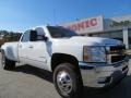 Summit White 2011 Chevrolet Silverado 3500HD LTZ Crew Cab 4x4 Dually