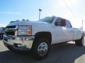 Summit White - Silverado 3500HD LTZ Crew Cab 4x4 Dually Photo No. 3