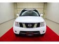 2008 Avalanche White Nissan Frontier LE Crew Cab  photo #2