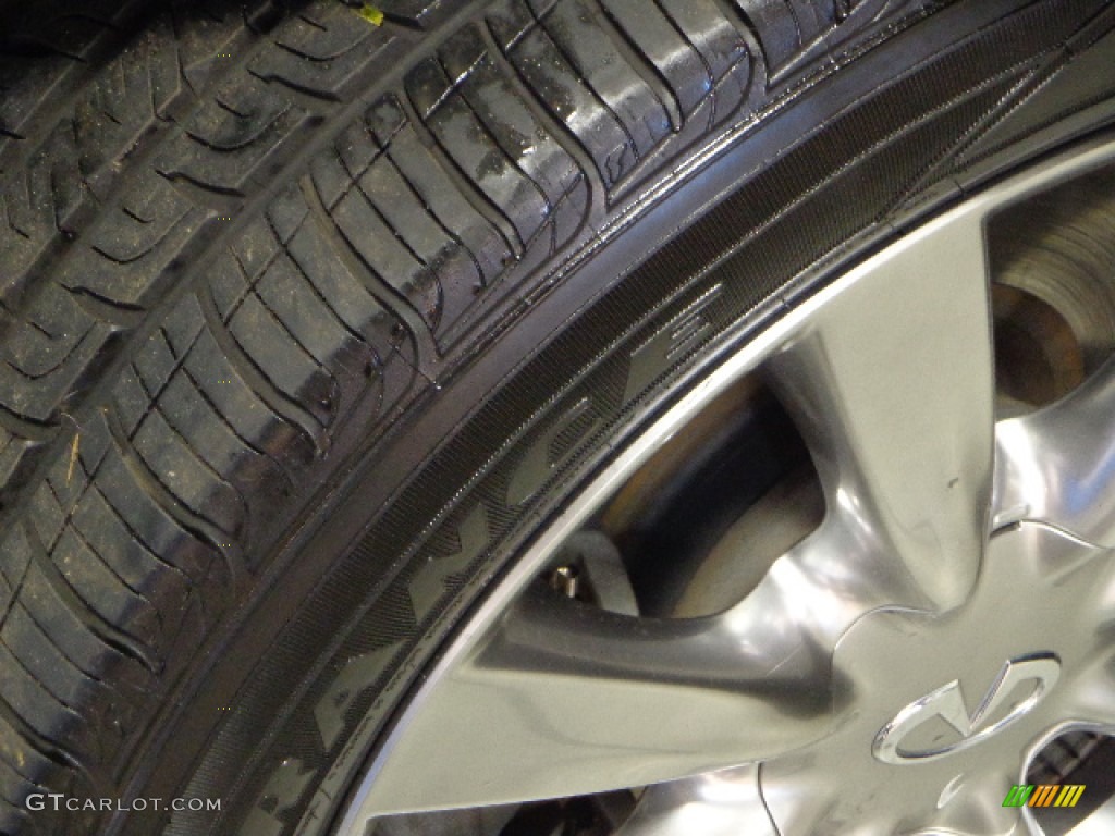 2008 EX 35 AWD - Dark Currant Red / Wheat photo #34