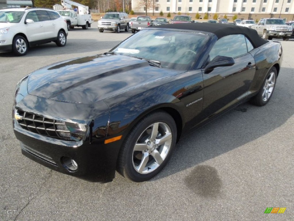 Black 2013 Chevrolet Camaro LT Convertible Exterior Photo #73801901