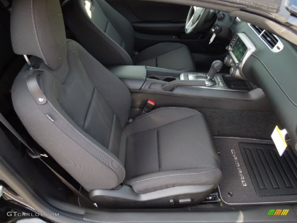 Black Interior 2013 Chevrolet Camaro LT Convertible Photo #73802093