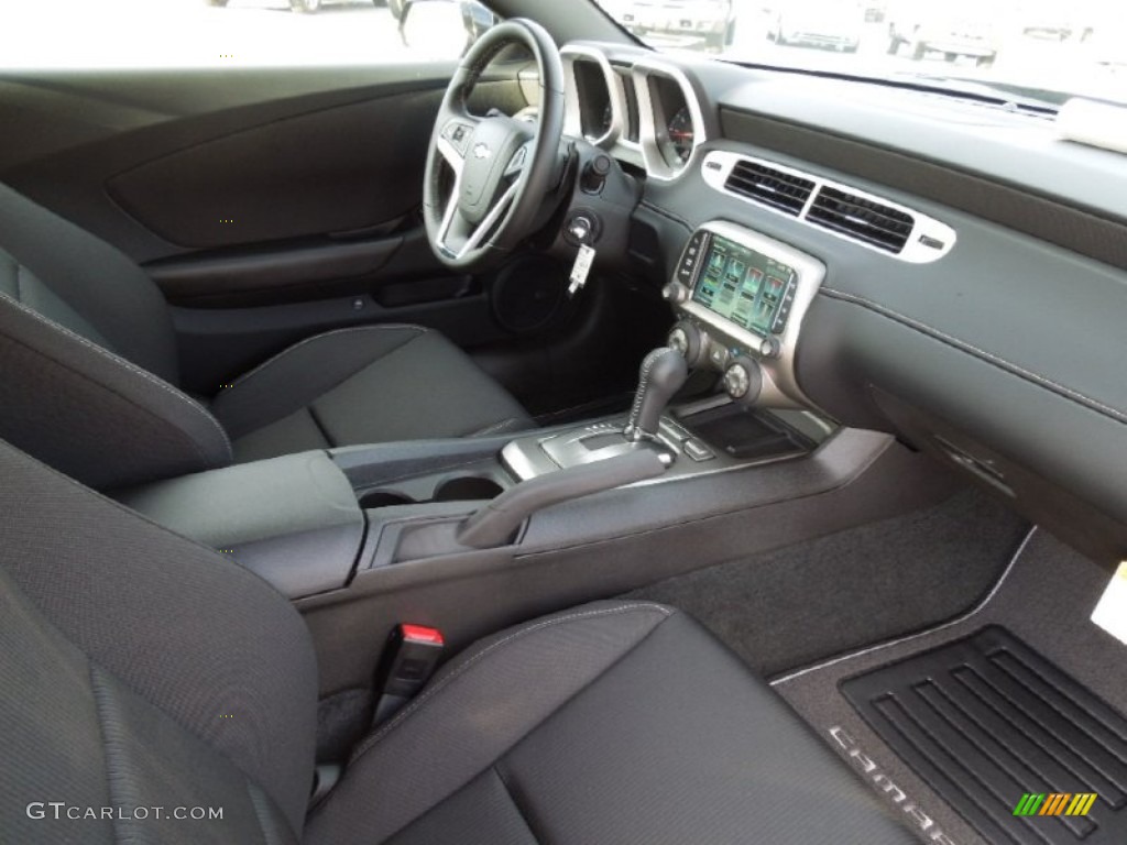 Black Interior 2013 Chevrolet Camaro LT Convertible Photo #73802102