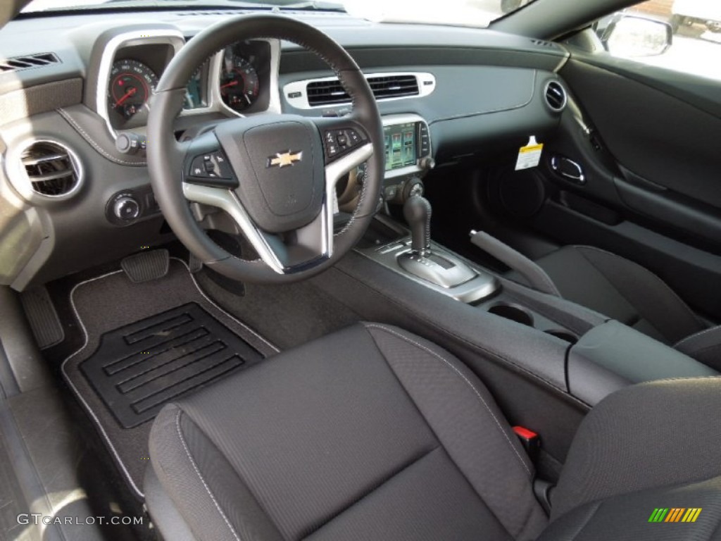Black Interior 2013 Chevrolet Camaro LT Convertible Photo #73802162