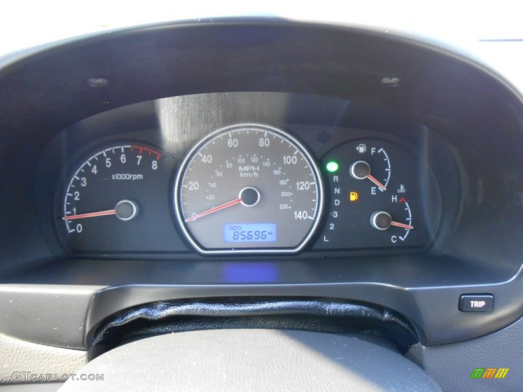 2007 Hyundai Elantra GLS Sedan Gauges Photo #73803457