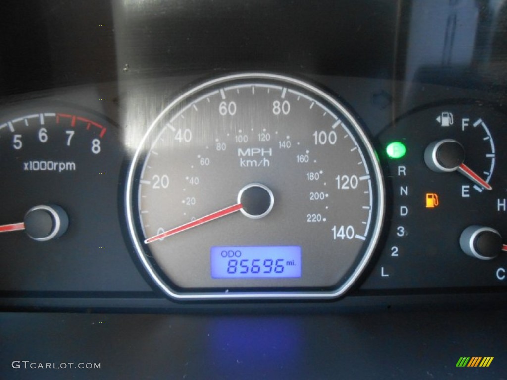 2007 Hyundai Elantra GLS Sedan Gauges Photo #73803468