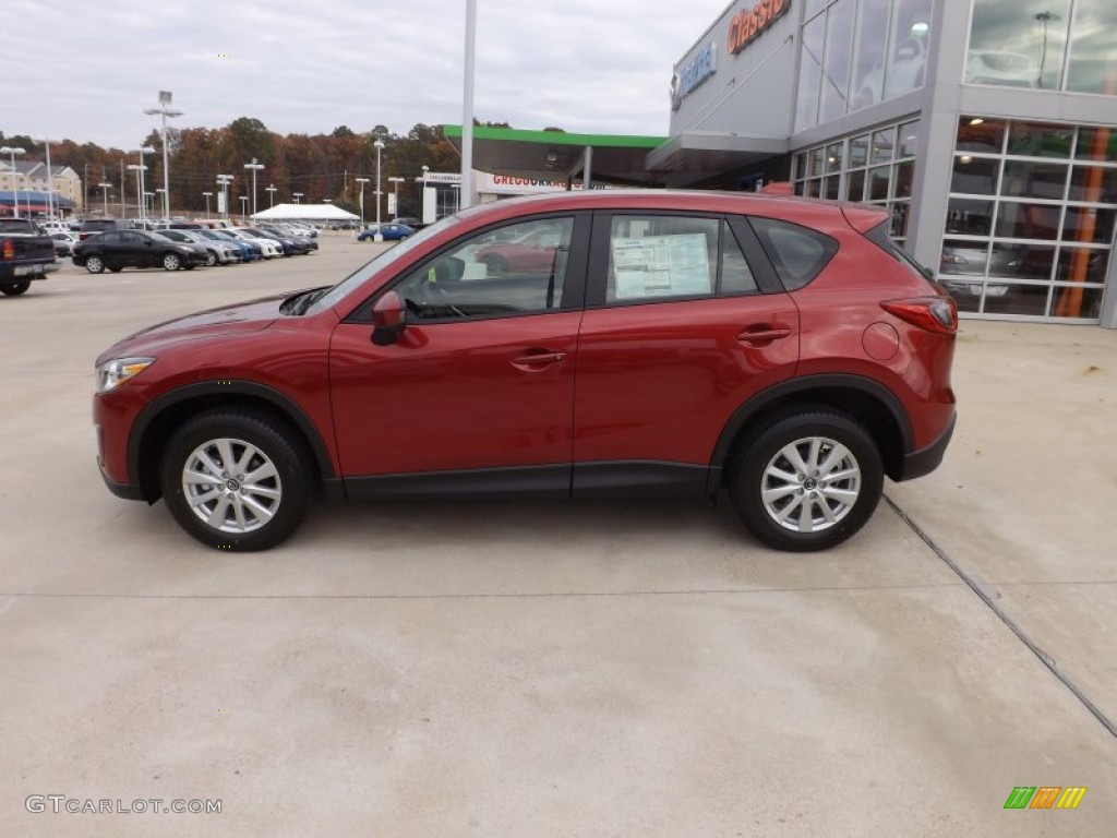 2013 CX-5 Sport - Zeal Red Mica / Sand photo #2