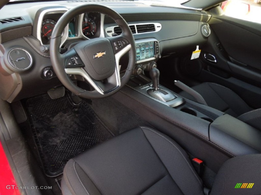 Black Interior 2013 Chevrolet Camaro LT Coupe Photo #73803785