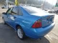 2007 Aqua Blue Metallic Ford Focus ZX4 SE Sedan  photo #3
