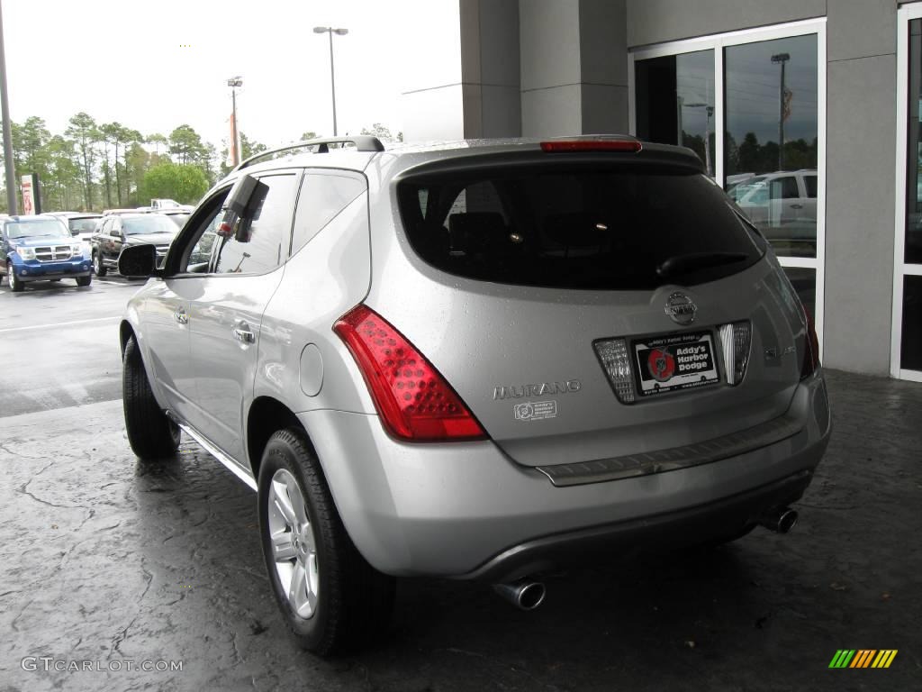 2006 Murano SL AWD - Brilliant Silver Metallic / Charcoal photo #7