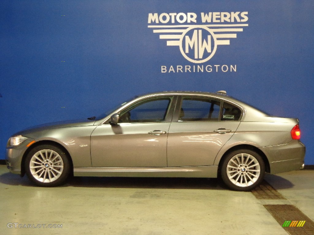 2011 3 Series 335d Sedan - Space Gray Metallic / Black Dakota Leather photo #5