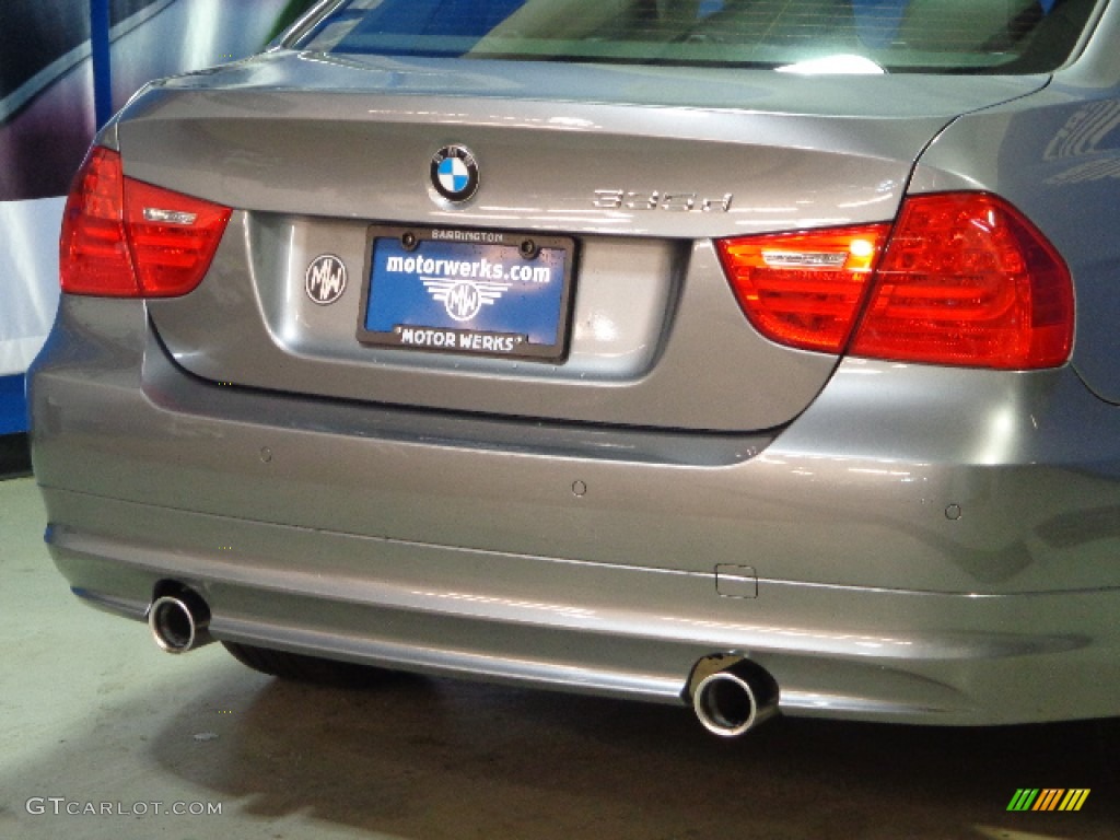 2011 3 Series 335d Sedan - Space Gray Metallic / Black Dakota Leather photo #8