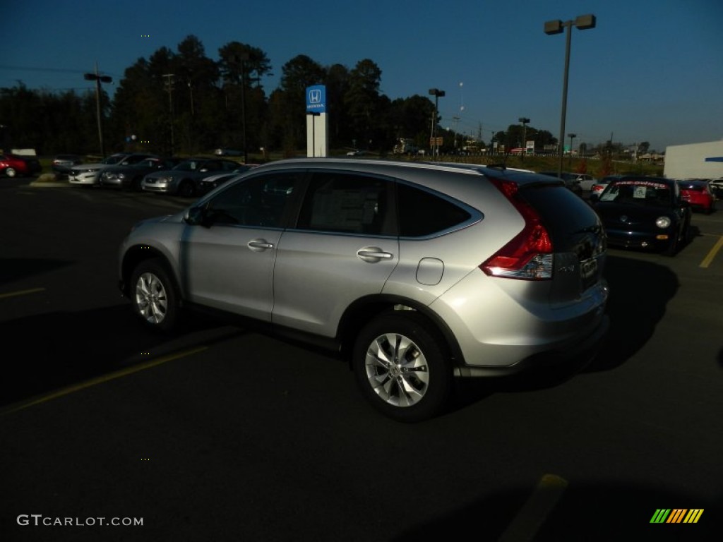 2013 CR-V EX-L - Alabaster Silver Metallic / Gray photo #3