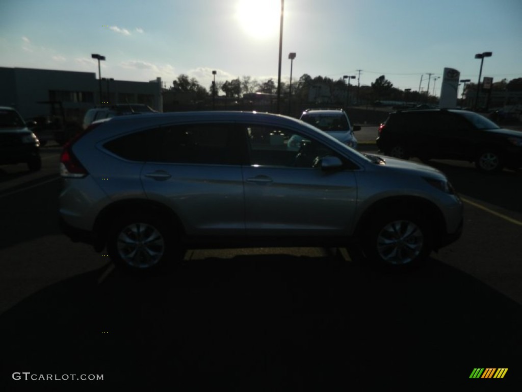 2013 CR-V EX-L - Alabaster Silver Metallic / Gray photo #6