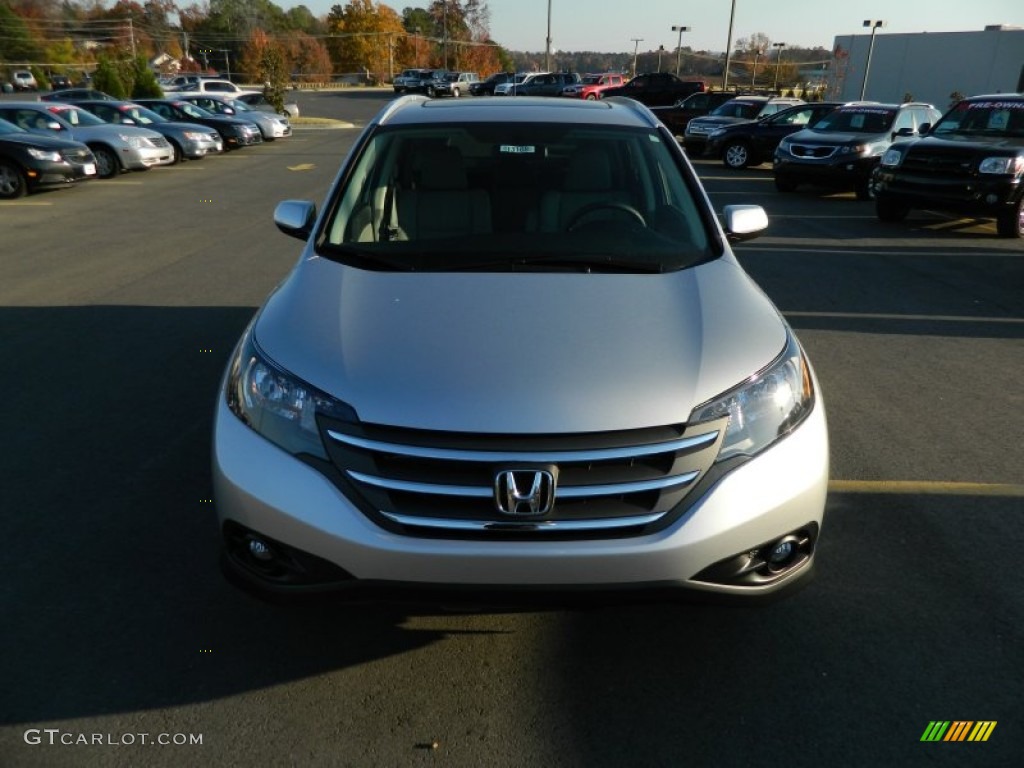 2013 CR-V EX-L - Alabaster Silver Metallic / Gray photo #9