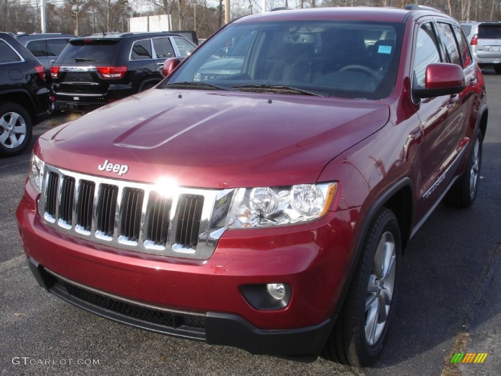 2013 Grand Cherokee Laredo 4x4 - Deep Cherry Red Crystal Pearl / Black photo #1
