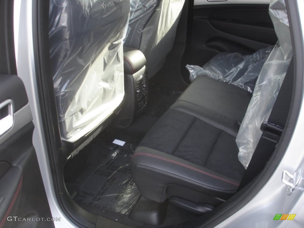 2013 Grand Cherokee Trailhawk 4x4 - Bright Silver Metallic / Trailhawk Black/Red Stitching photo #3