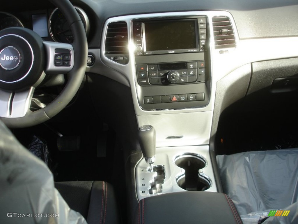 2013 Grand Cherokee Trailhawk 4x4 - Bright Silver Metallic / Trailhawk Black/Red Stitching photo #4