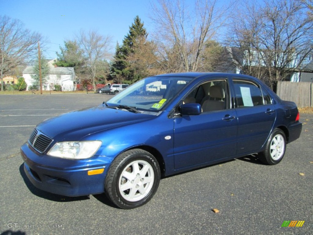 2003 Lancer LS - Royal Blue Pearl / Tan photo #1