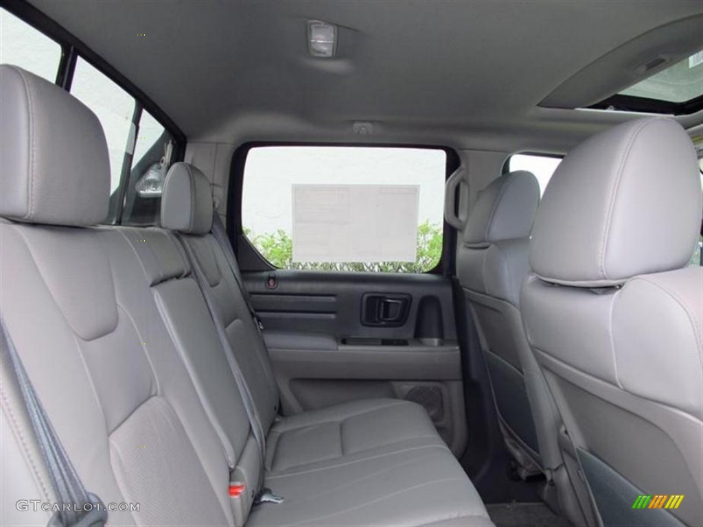 2013 Ridgeline RTL - Obsidian Blue Pearl / Gray photo #8