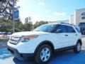 2013 Oxford White Ford Explorer FWD  photo #1