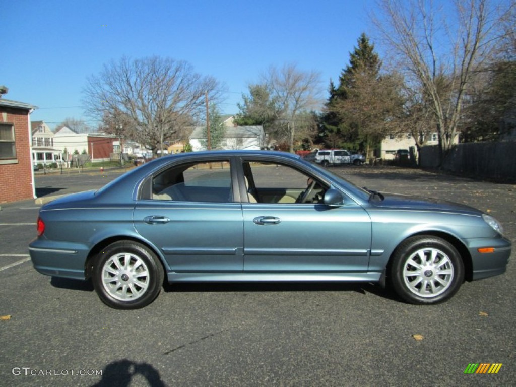 Celadon Green 2005 Hyundai Sonata LX V6 Exterior Photo #73809938