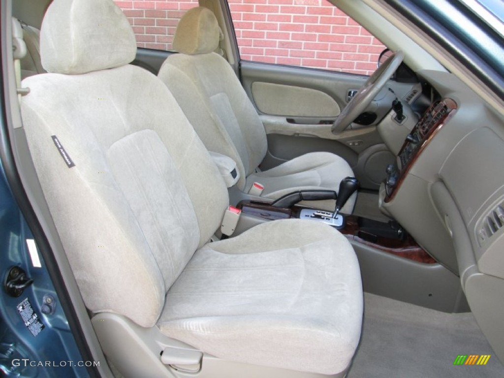 Beige Interior 2005 Hyundai Sonata LX V6 Photo #73810037