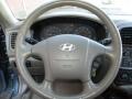 2005 Hyundai Sonata Beige Interior Steering Wheel Photo