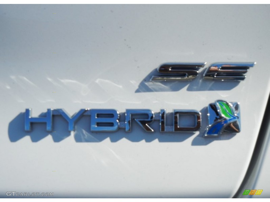 2013 Fusion Hybrid SE - Oxford White / Charcoal Black photo #5
