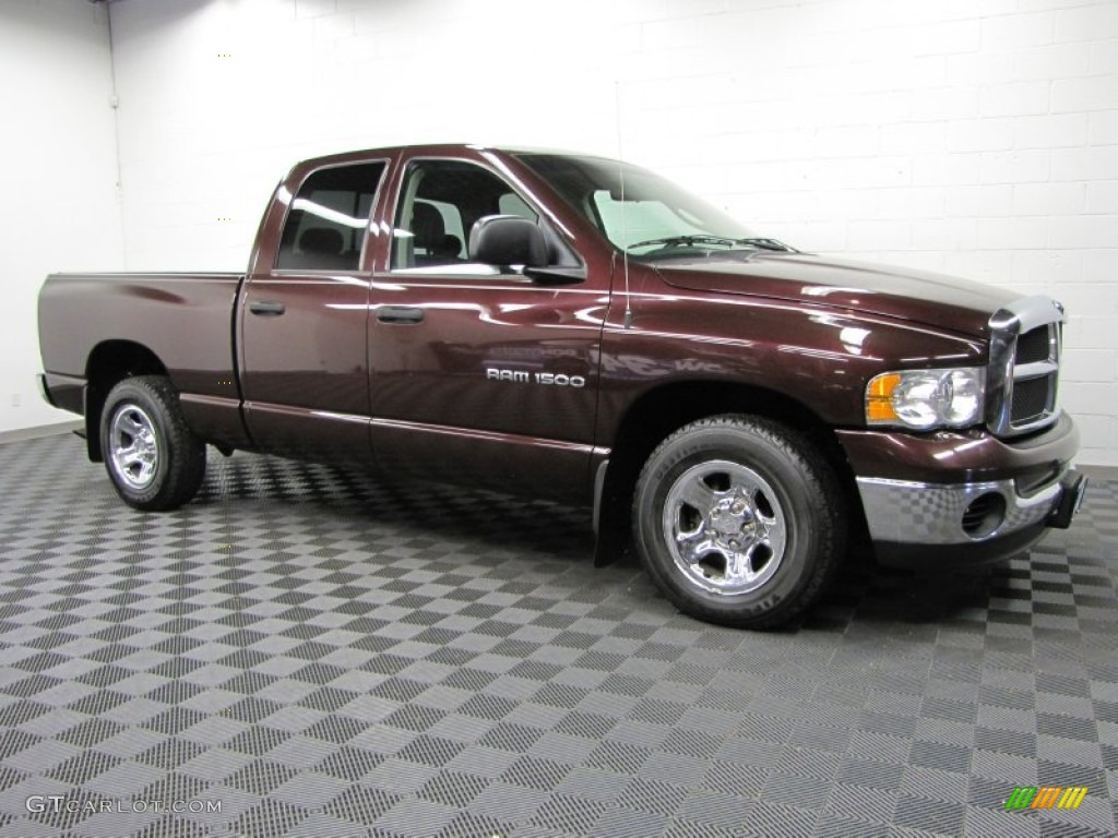 2004 Ram 1500 SLT Quad Cab - Deep Molten Red Pearl / Dark Slate Gray photo #8