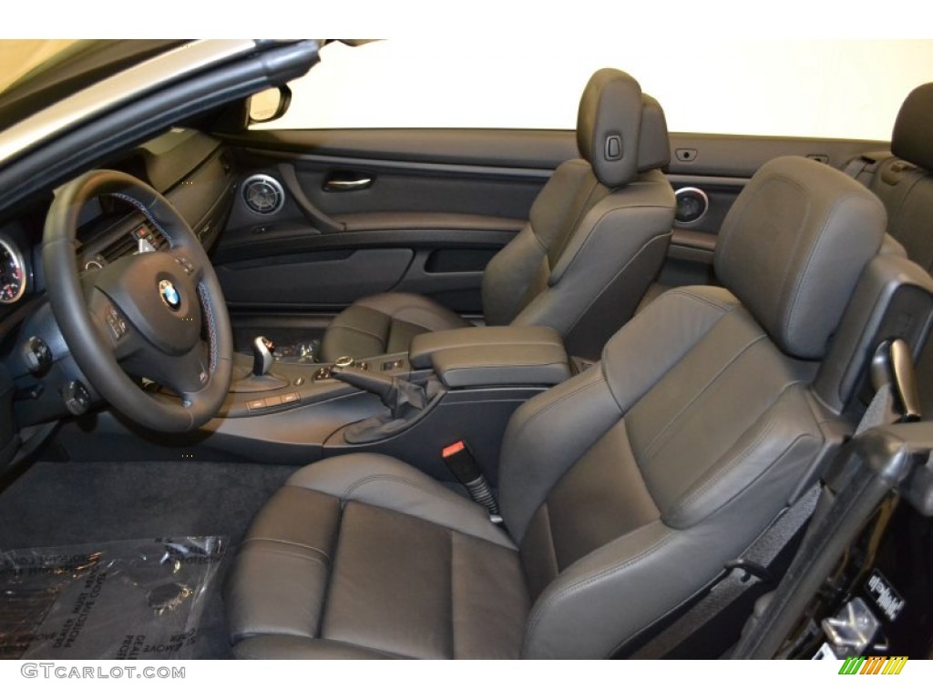 Black Novillo Leather Interior 2011 BMW M3 Convertible Photo #73810610