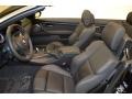 Black Novillo Leather 2011 BMW M3 Convertible Interior Color