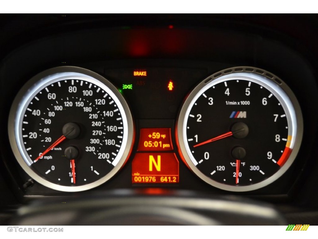 2011 BMW M3 Convertible Gauges Photo #73810709