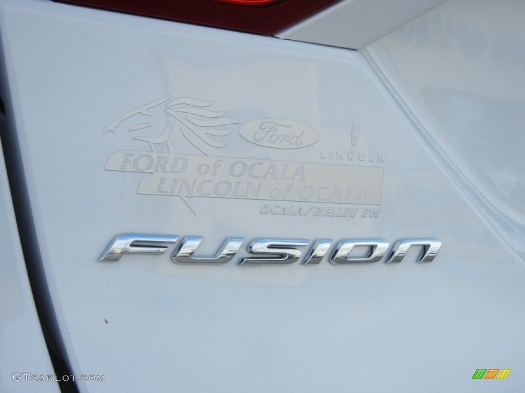 2013 Fusion SE - Oxford White / Dune photo #4