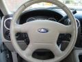 Medium Parchment 2006 Ford Expedition Limited 4x4 Steering Wheel