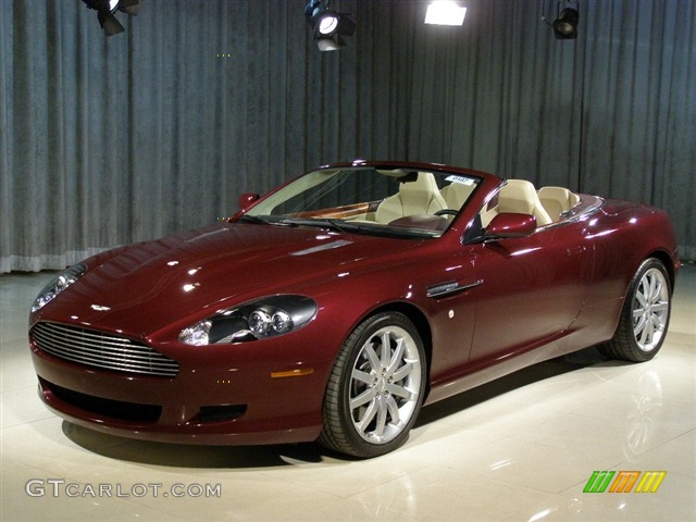 2005 DB9 Volante - Merlot Red / Sandstorm photo #1