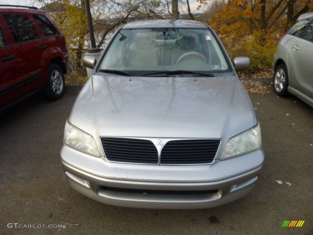 2003 Lancer LS - Munich Silver Metallic / Black photo #2