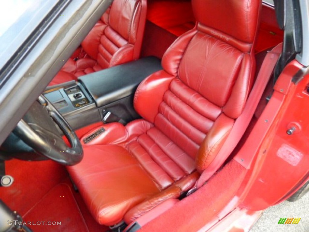 1992 Chevrolet Corvette Convertible Front Seat Photo #73811405
