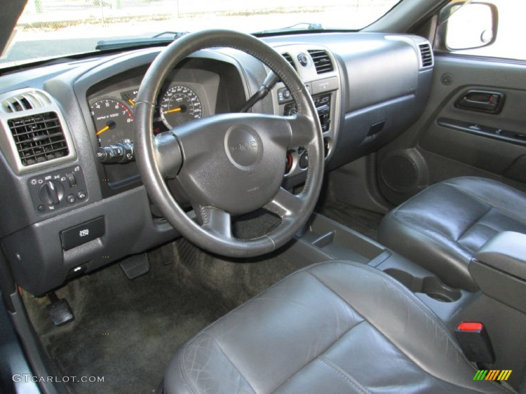 Dark Pewter Interior 2006 GMC Canyon SLE Crew Cab 4x4 Photo #73811489